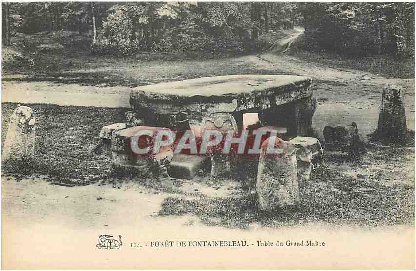 Forêt de Fontainebleau — Table du Grand-Maltre — n° 114