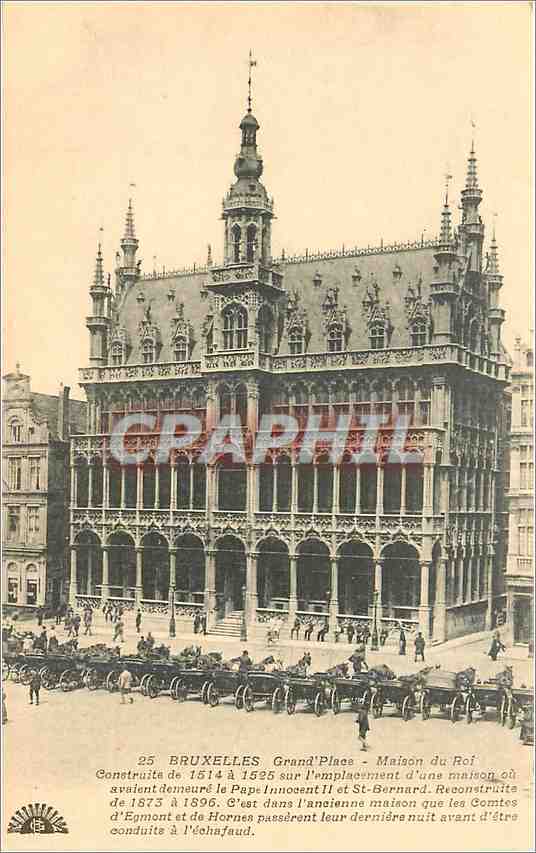 CPA Bruxelles grand Place maison du roi