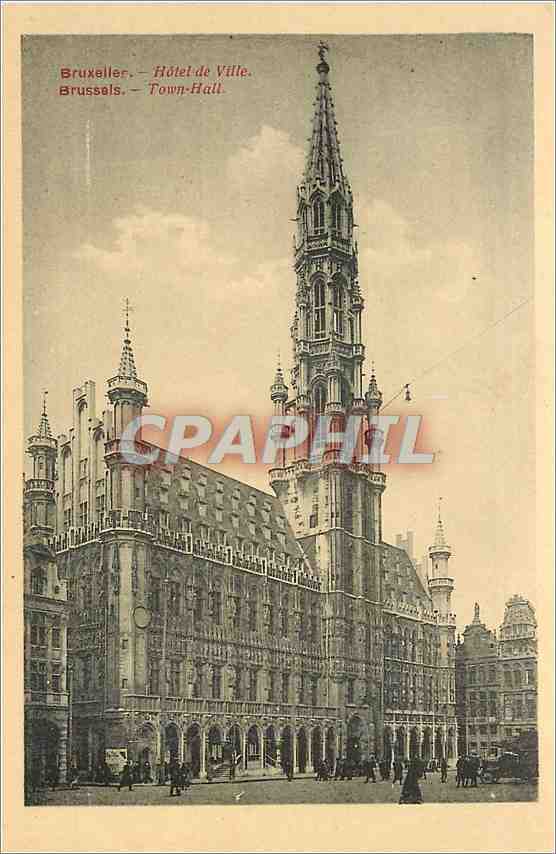 CPA Bruxelles Hotel de ville