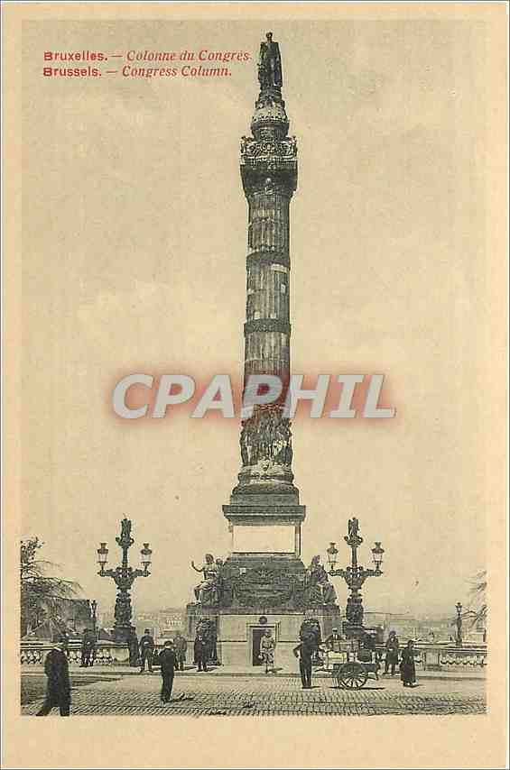 CPA Bruxelles Colonne du Congres