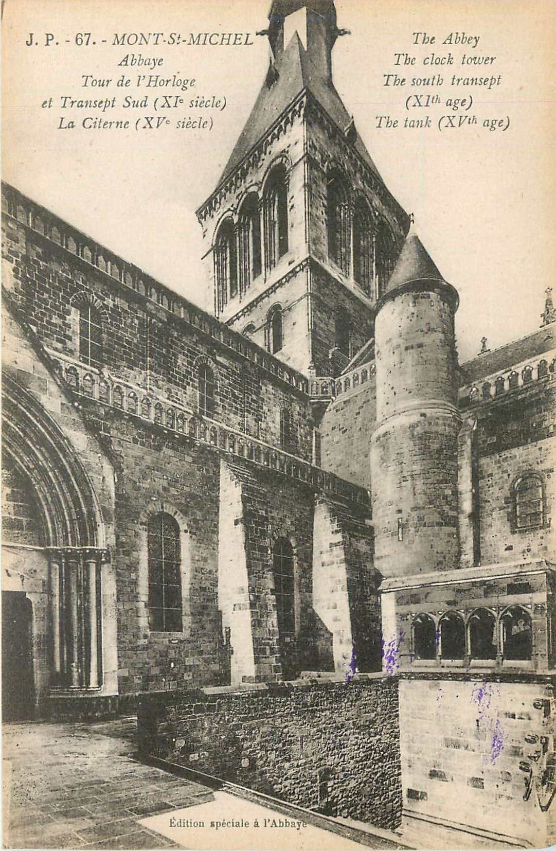 Mont-Saint-Michel — Abbaye — Édition spéciale à l'Abbaye