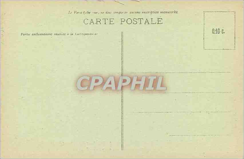 CPA Mont Saint Michel Abbaye Refectoire des Moines XIIIe s — Verso