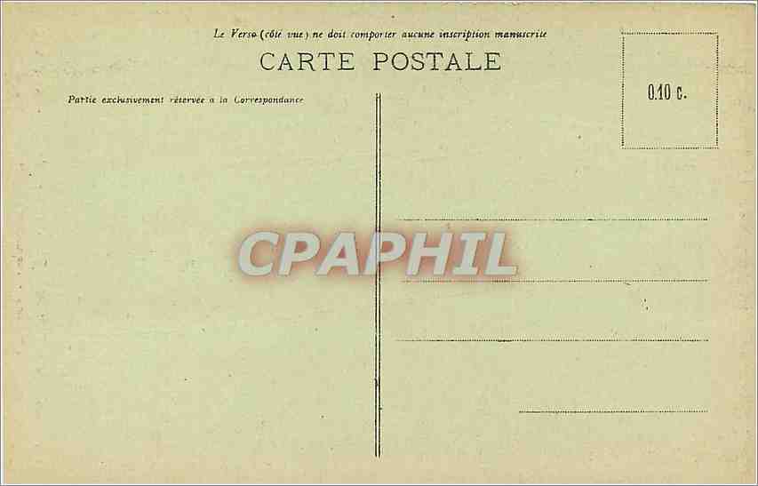 CPA Mont Saint Michel Abbaye Galerie du Cloitre — Verso