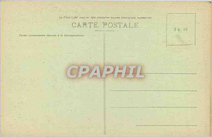 CPA Mont Saint Michel Abbaye Abside de l'Eglise Xve siecle — Verso