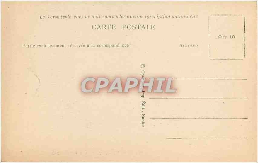 CPA Nantes Chateau des Duces e Bretagne — Rückseite