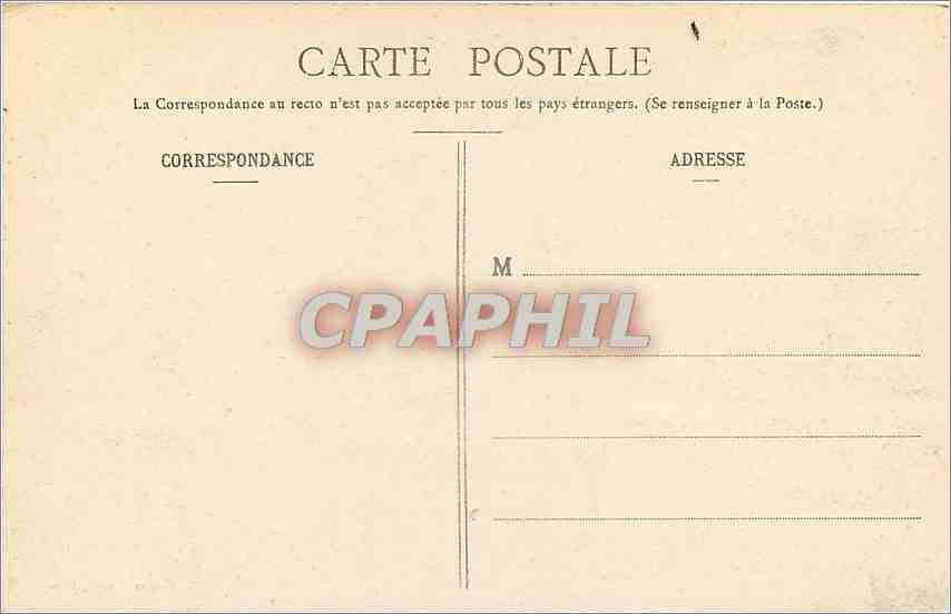 CPA Reims Porte Mars arc de triomphe Romain — Rückseite