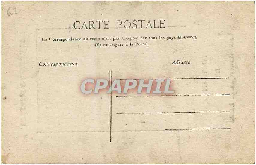CPA Souvenir d'Amettes Portrait de Saint Benoit Joseph Labre — Rückseite