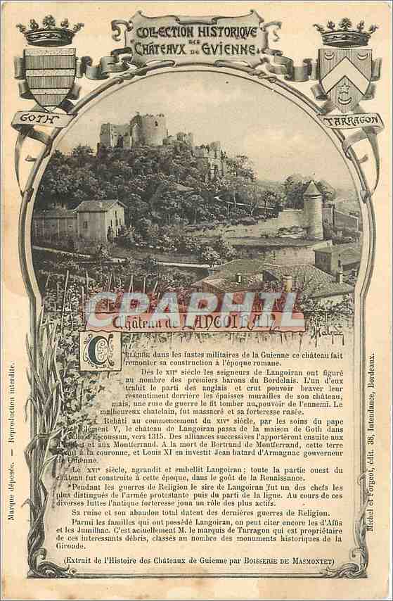 CPA Château de Langoiran