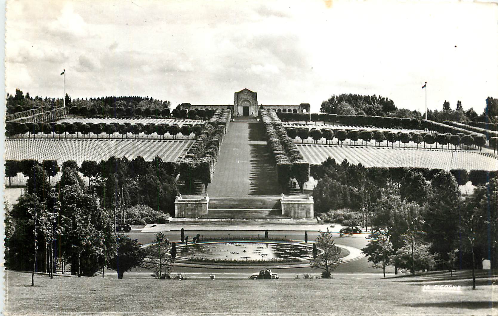 CPM Verdun Champs de bataille Cimetiere Americain