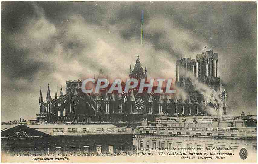 CPA The crimes of Reims