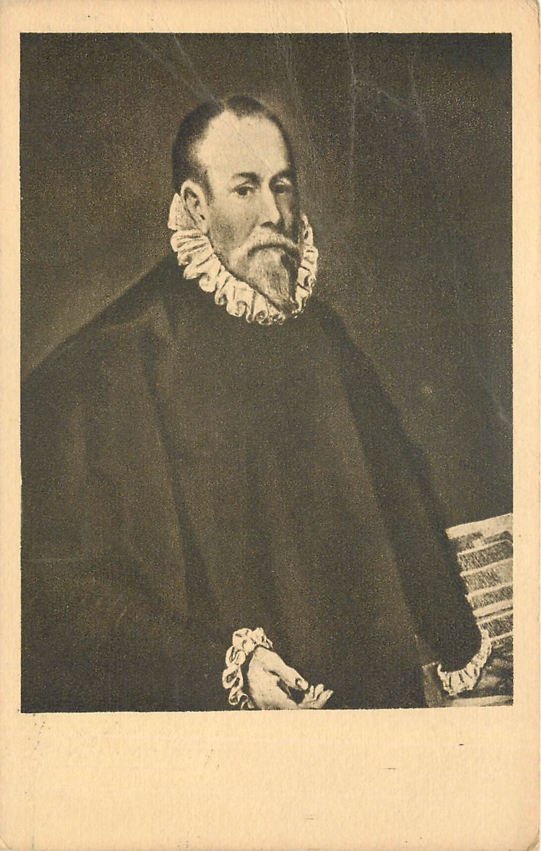 CPA Greco El Caballero de la mano al echo
