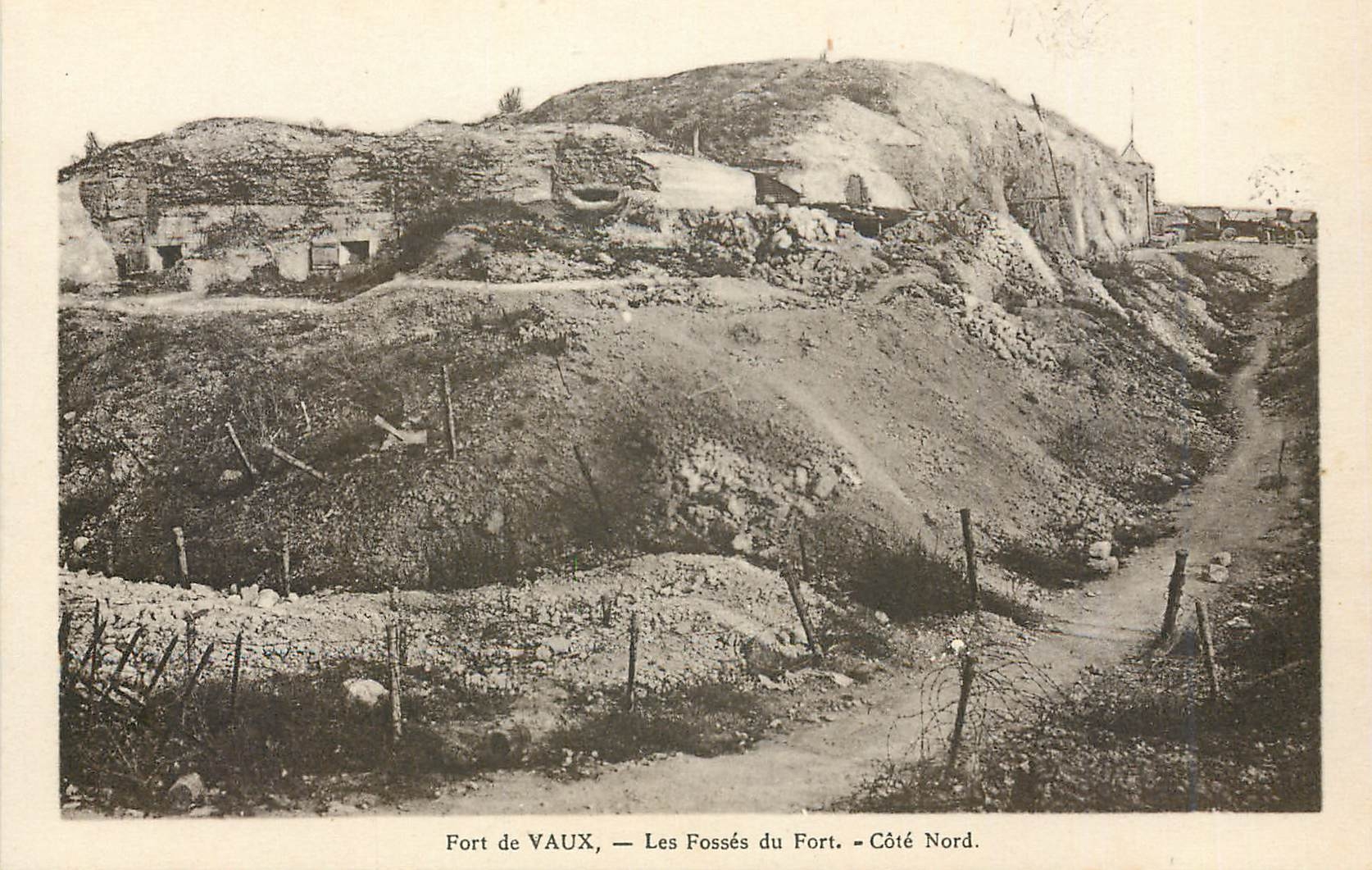 Fort de VAUX — Les Fossés du Fort — Côté Nord