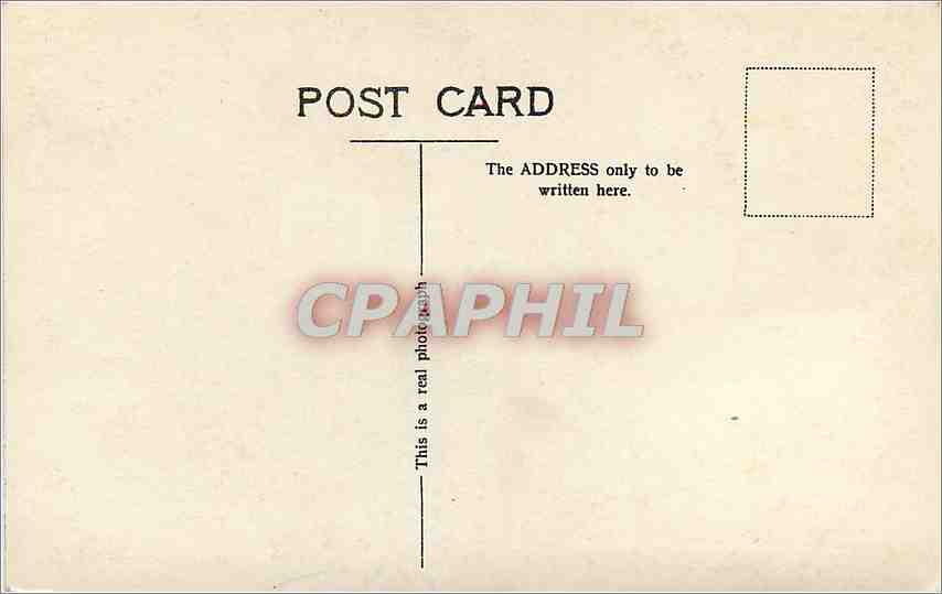 CPA Westminster abbey and huses of paliament london — Rückseite
