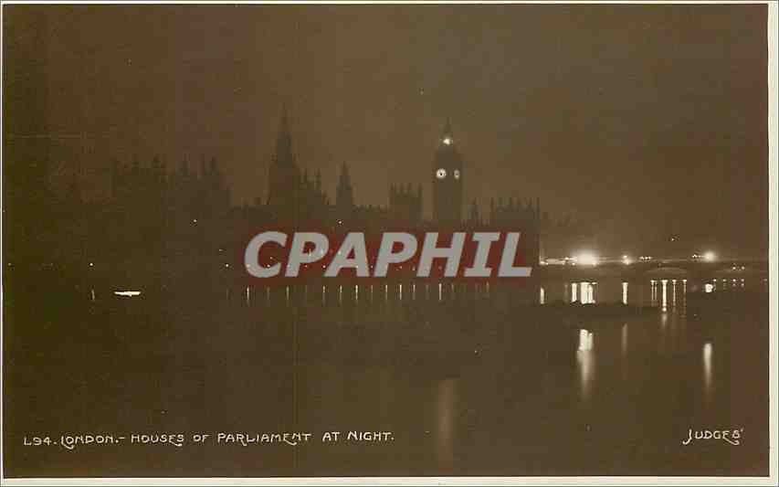 CPA London Houss of Parliament at night