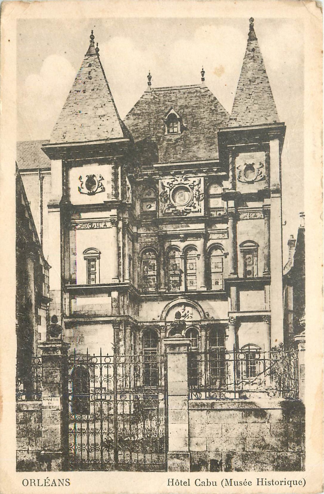 CPA Orleans hotel Cabu musee Historique