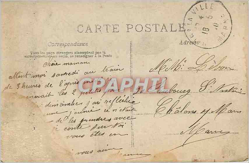 CPA O Jesus Toi qui voit les pleurs de ma paupieres de grace a nos bourreaux pardonne a ma priere — Verso