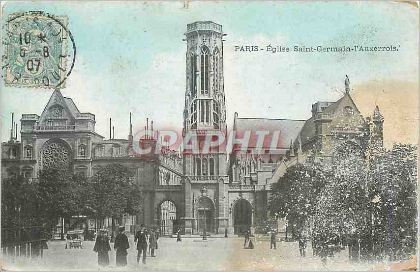 CPA Paris Eglise Saint germain l'Auxerrois