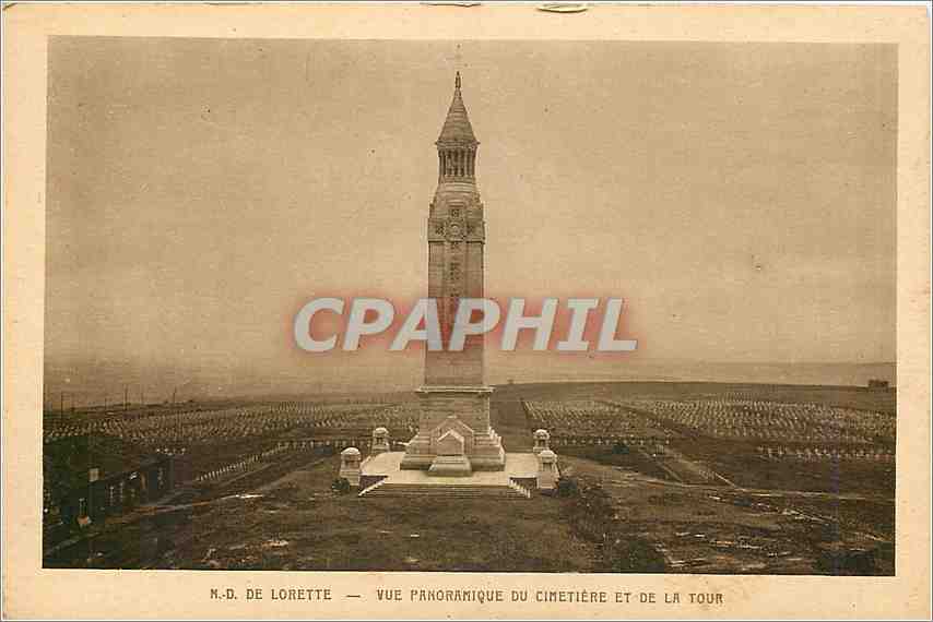 N.-D. de Lorette — Vue panoramique du cimetière et de la tour