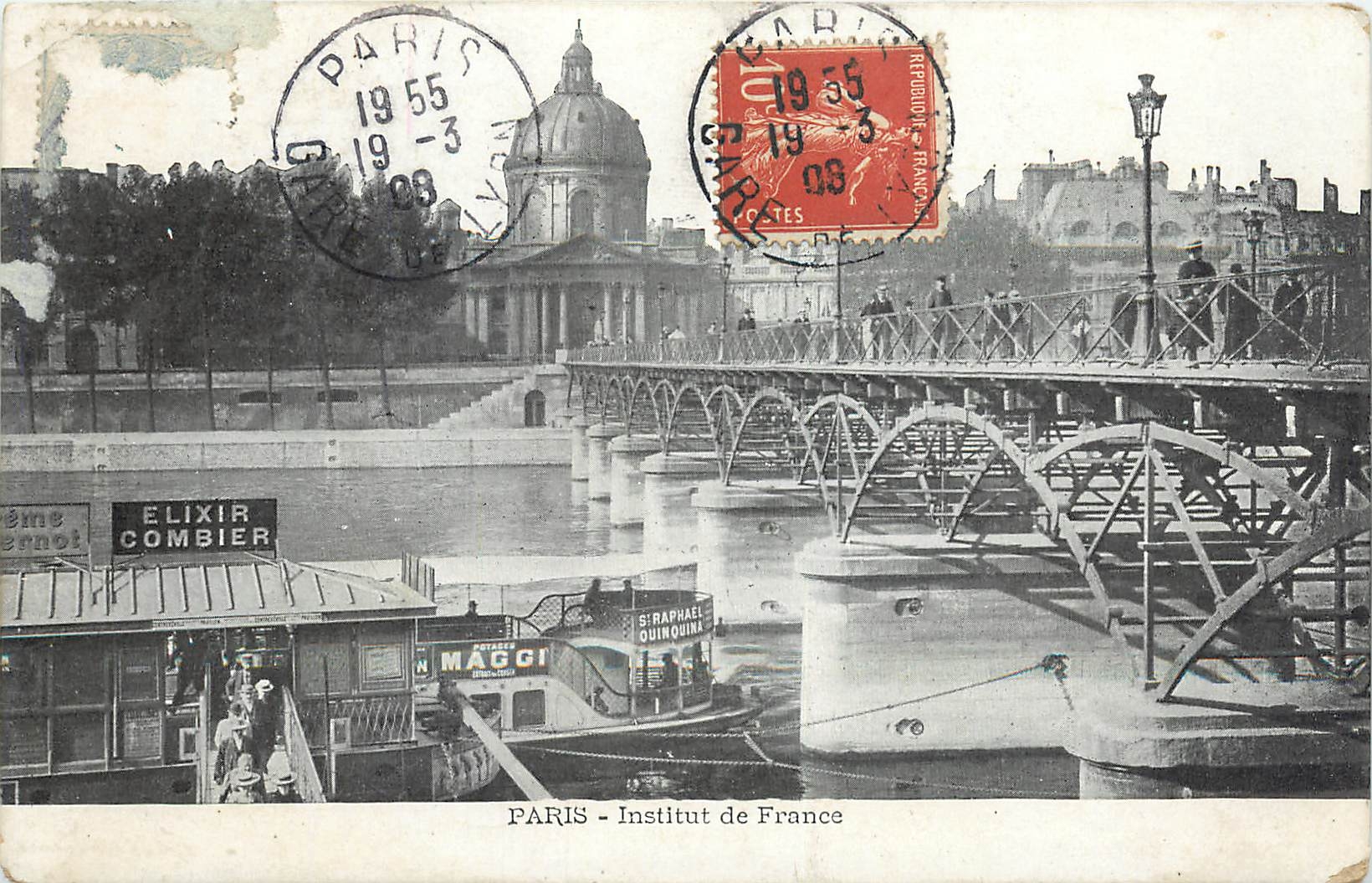 CPA Paris Institut de France Maggi Elixir Combier