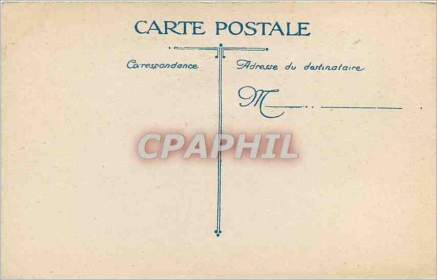 CPA Biarritz — Verso