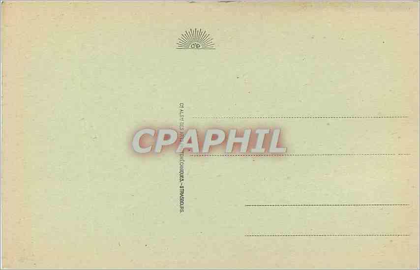 CPA Biarritz le port vieux et le Semaphore — Verso