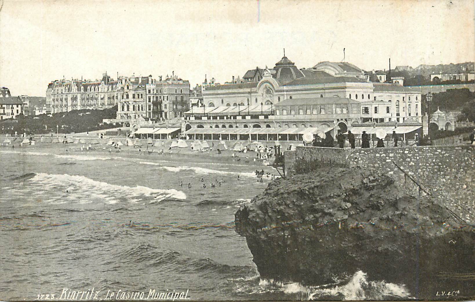 CPA Biarritz le casino municipal