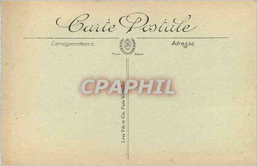 CPA Pau Boulevard des pyrenees et hotel de France — Rückseite