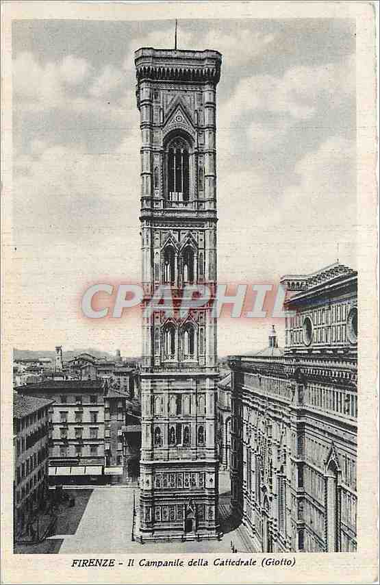CPA Firenze Il Campanile della cattedrale Glotto