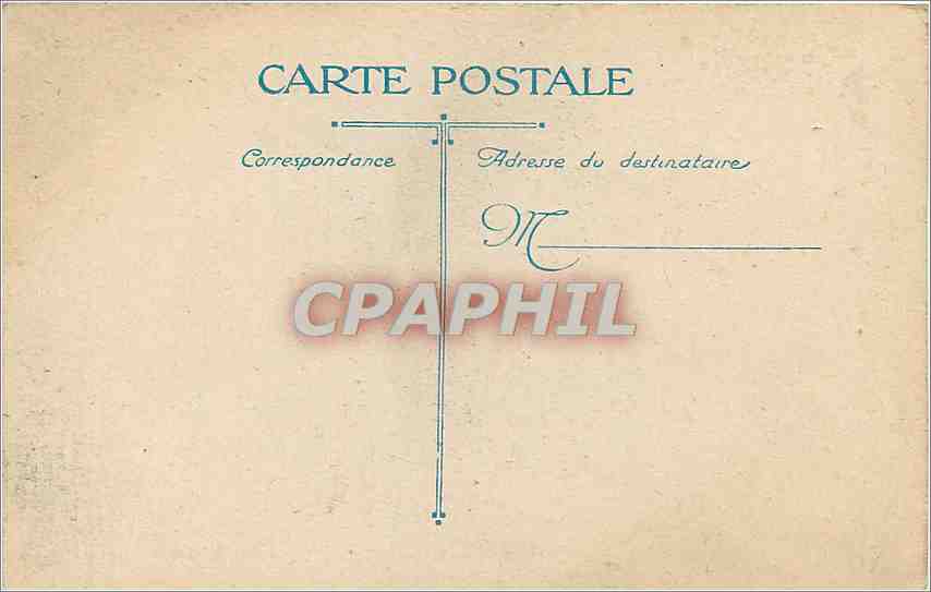CPA Biarritz l'Hotel du Palais — Verso