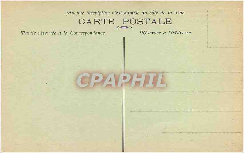 CPA Bordeaux Monument des Girondins Groupe Nord MD — Rückseite