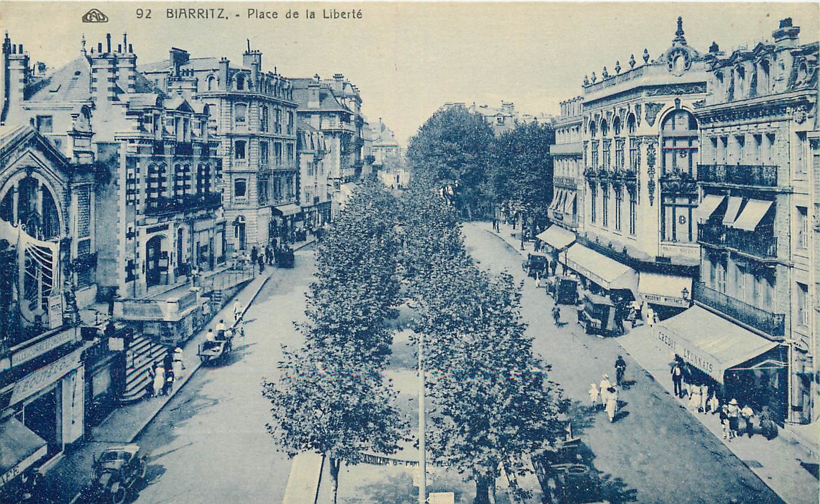 CPA Biarritz Place de la liberte