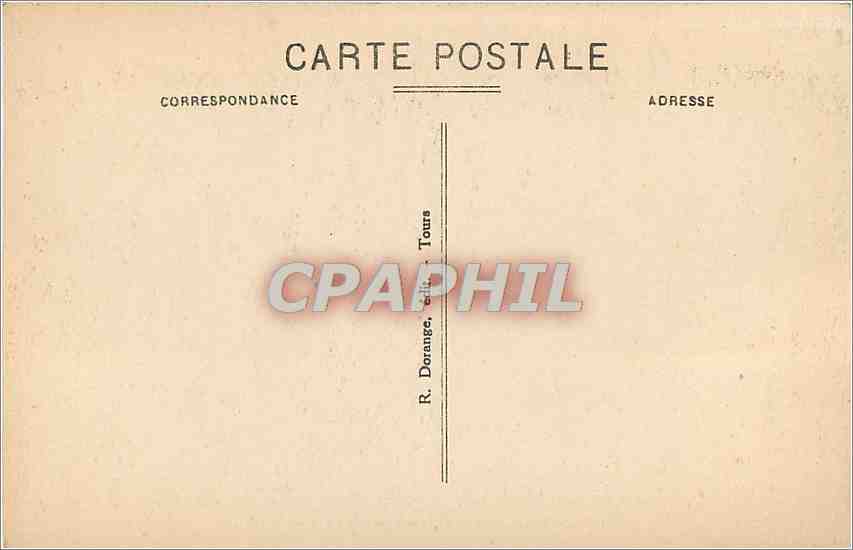 CPA Monts Iet L chateau de cande S O — Back