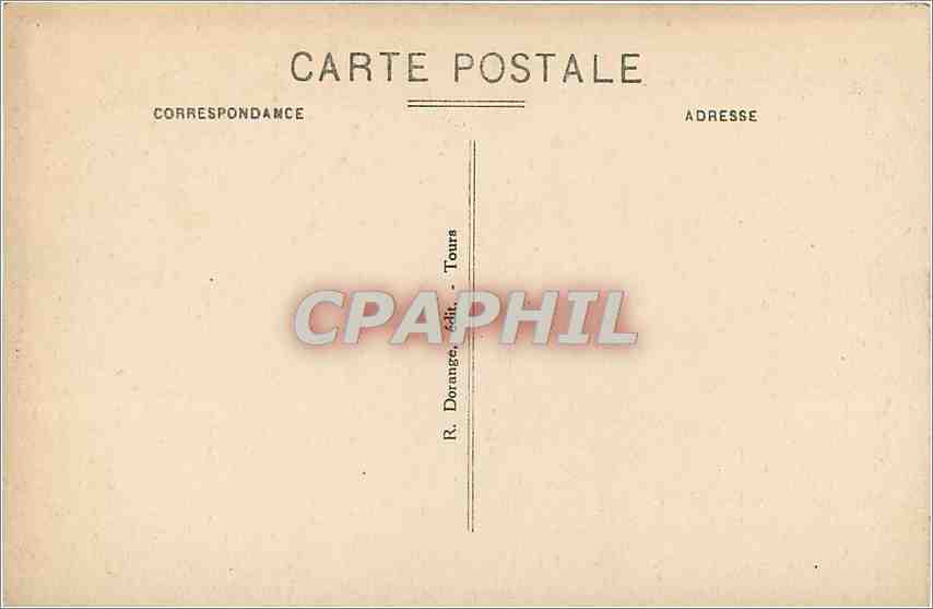 CPA Chenonceaux I et L Monument historique Xve s — Rückseite