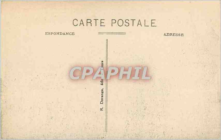 CPA Chenonceaux I et L le chcteau cote ouest Mon hist Xve s  — Rückseite