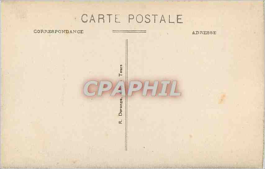 CPA Usse I et L le chateau mon hist Xve s RD — Rückseite