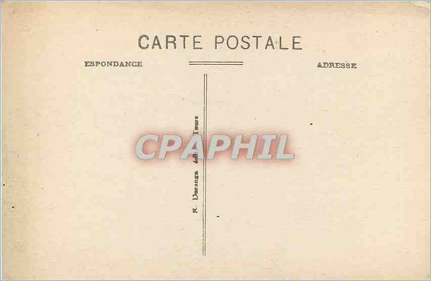 CPA Azay le Rideau I et L Le chateau National mon hist XVI es Façade Nord — Rückseite