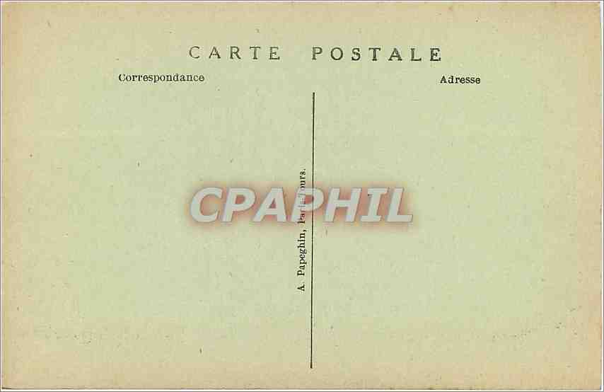 CPA Azay le Rideau I et L Le chateau National mon hist XVI es Cote Est — Rückseite