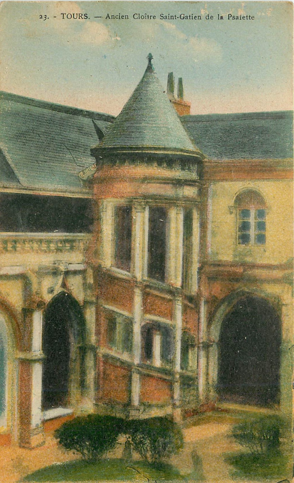 CPA Tours Ancien Cloitre Sait gatien de la Saint Gatiien de la Psalette