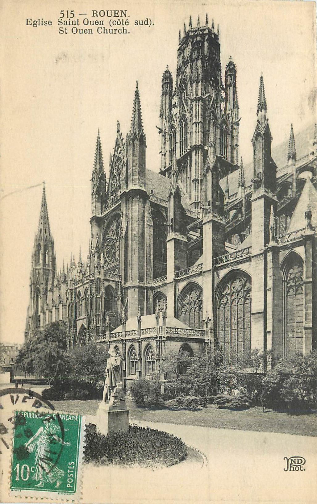 CPA Rouen Eglise Saint Ouen cote sud 