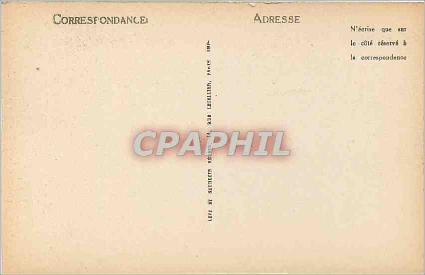CPA Rouen L'Eglise Saint Ouen — Verso