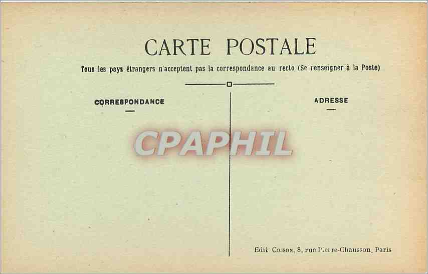 CPA Rouen S Inf L'Eglise St Maclou — Rückseite