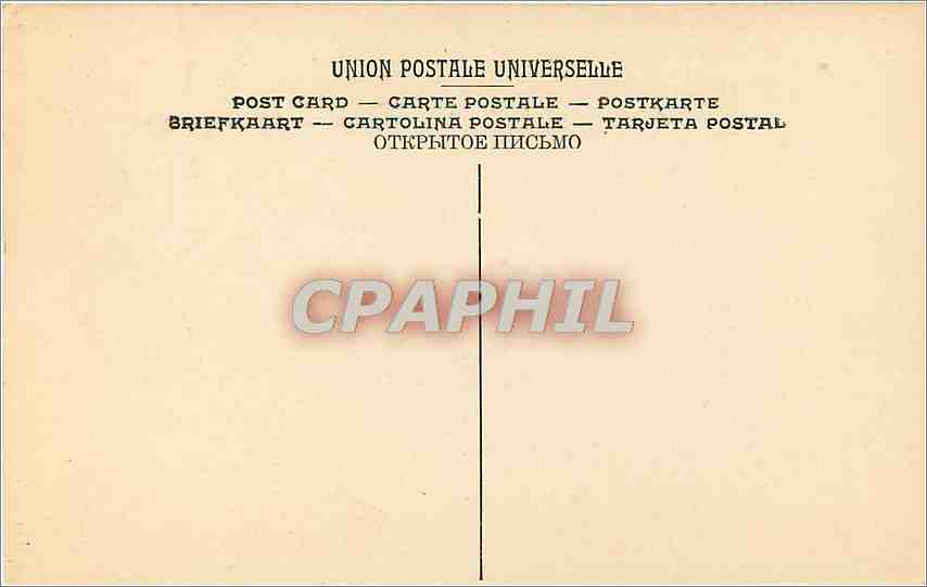 CPA Richter truands et Ribaudes Musee de Gand — Verso