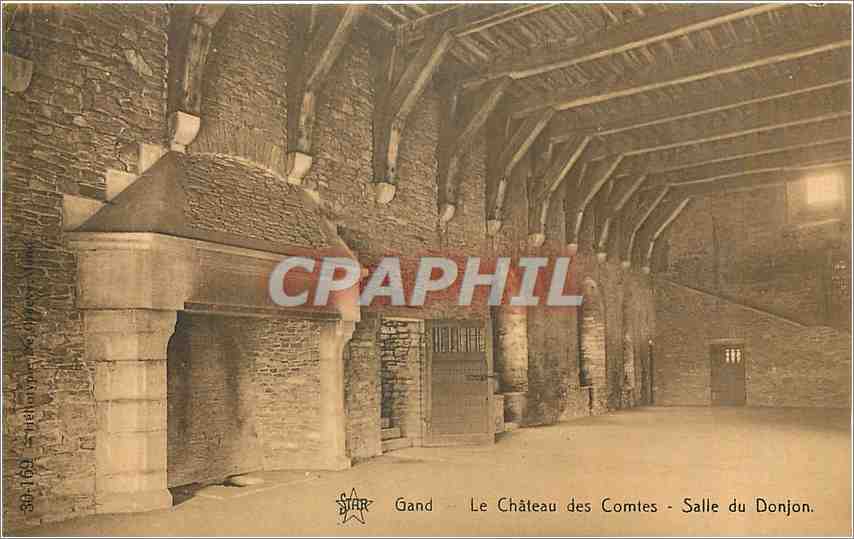 CPA Gand Le chateau des comptes Salle dy Donjon