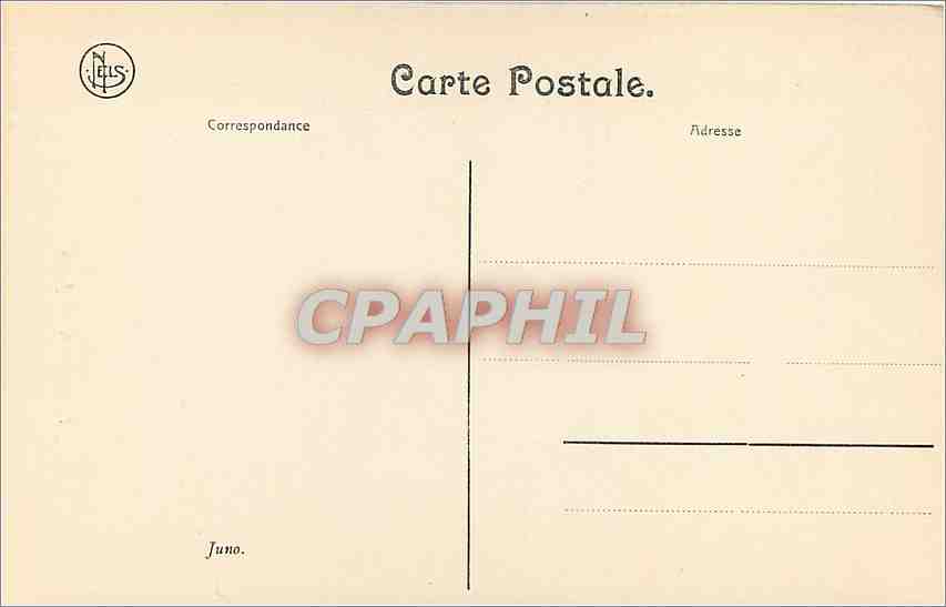 CPA Paelinck Junon Musee de Gand — Verso