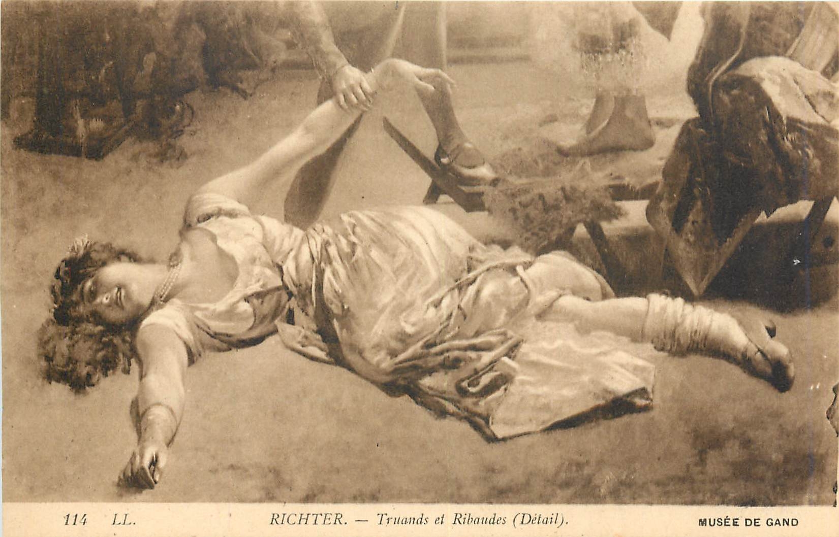 Truands et Ribaudes — Détail — Musée de Gand