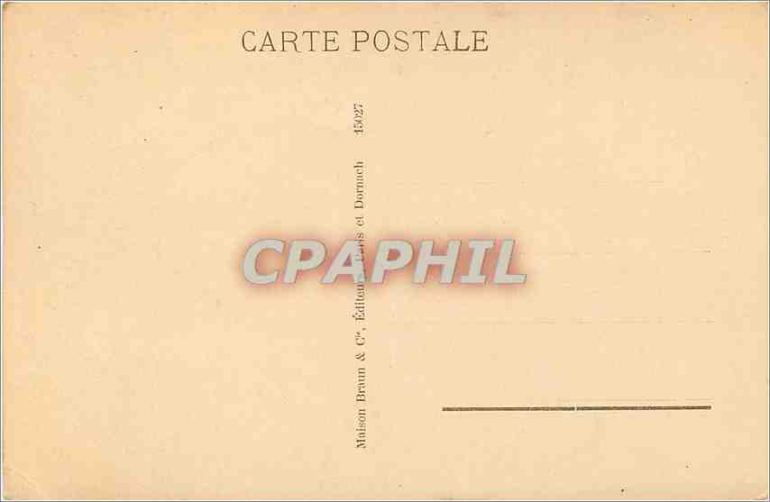 CPA La Becquee JF Millet — Verso