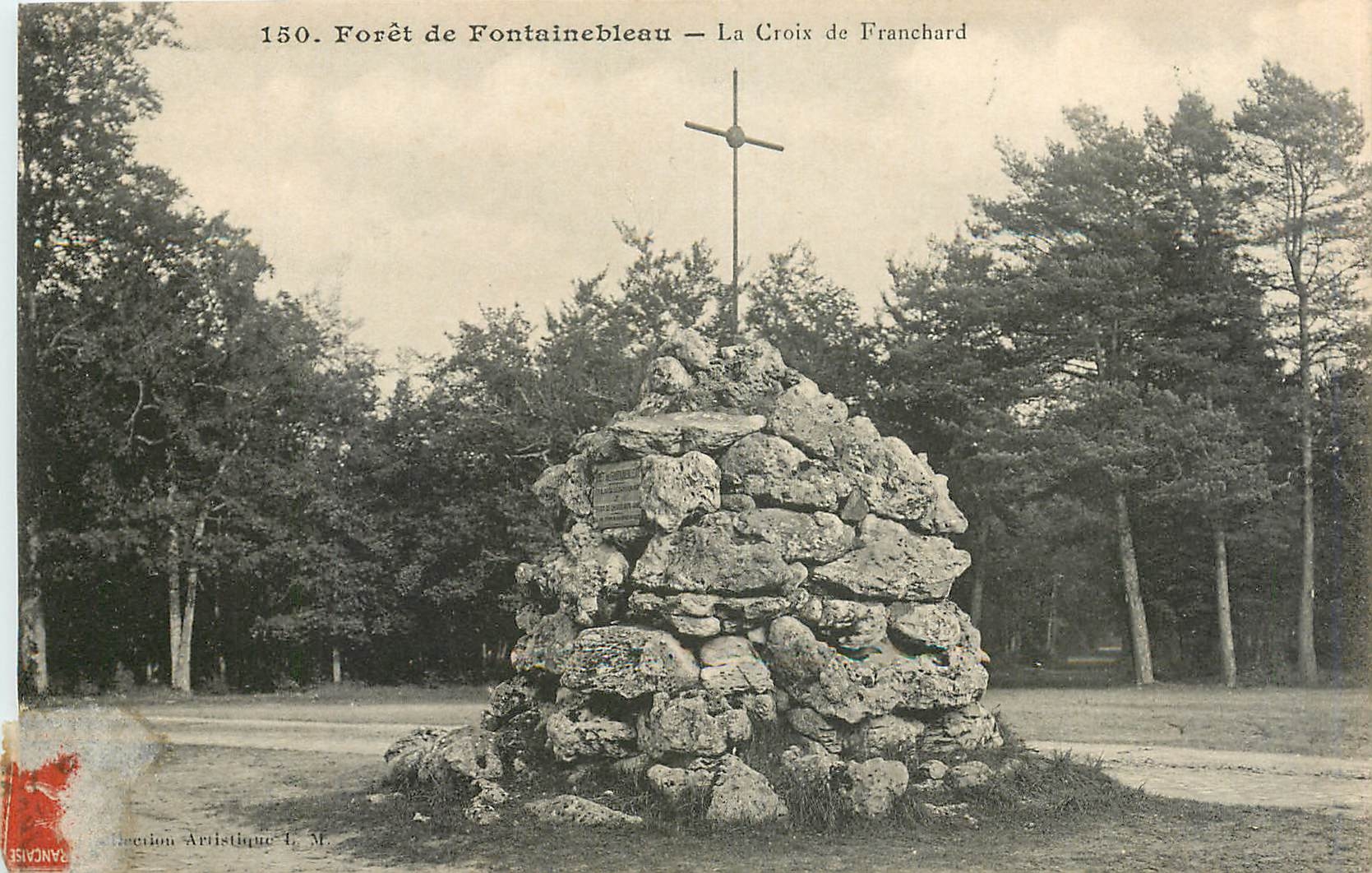 Forêt de Fontainebleau — La Croix de Franchard — Édition Artistique L. M.