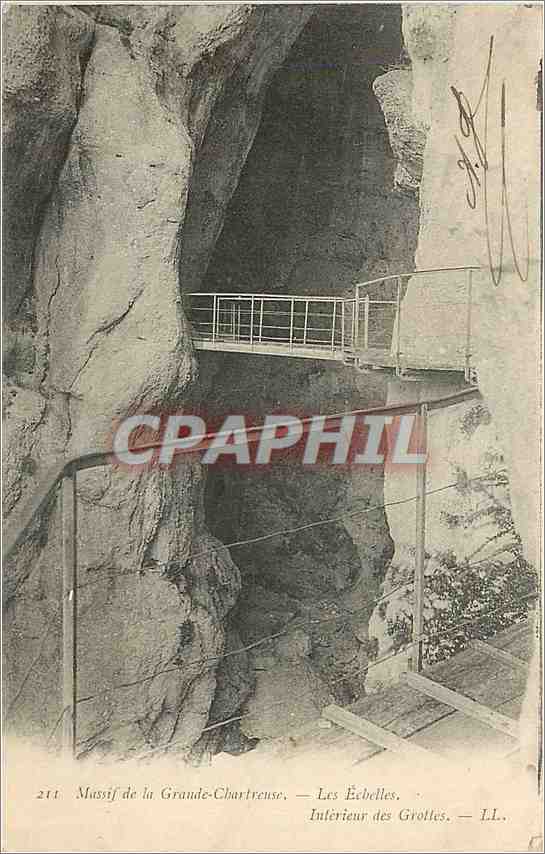 CPA Massif de la Grande Chartreuse les Echelles Interieur des Grottes
