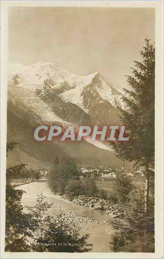 CPA Chamonix et le mont blanc