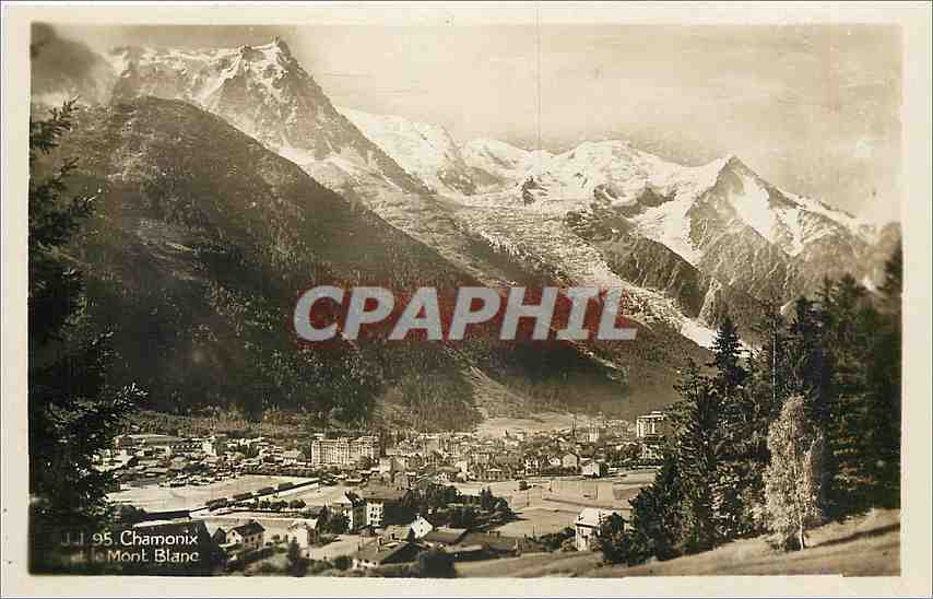CPA Chamonix et le mont blanc